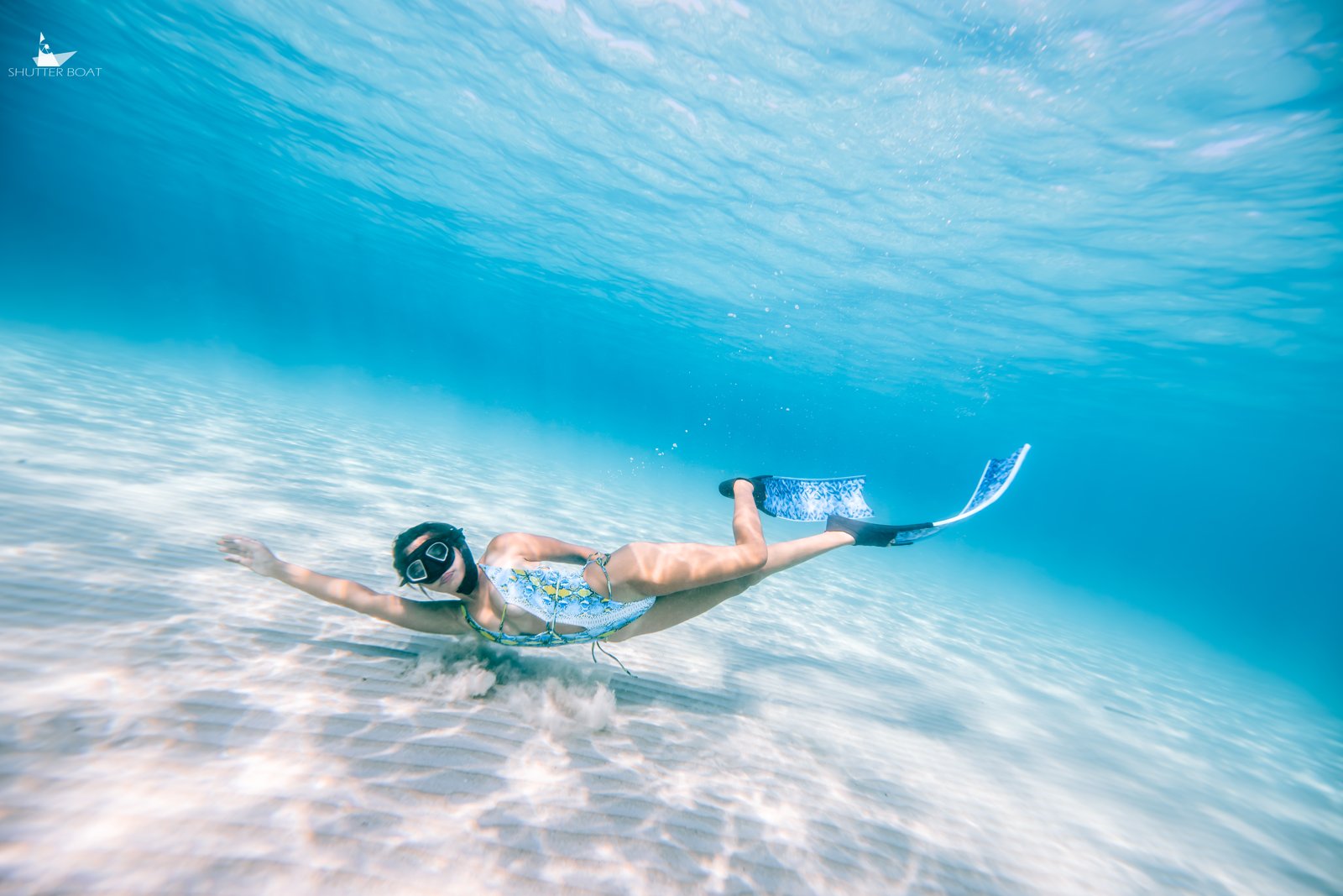 Underwater portrait